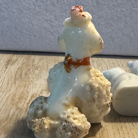Vintage spaghetti poodle and Japan Terrier Ceramic Dog Figurines MCM - Picture 11 of 12
